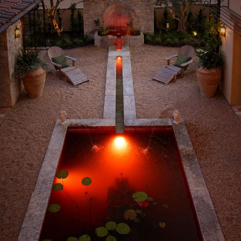 ES8LED 9W LED Underwater Pond Lights Red Lighting, Works with 12V AC/DC, Stainless Steel Light Fixture with IP68 Waterproof Rating Suitable for Ponds, Waterfalls, Patio & Garden, Outdoor Landscape Lighting - Image 5